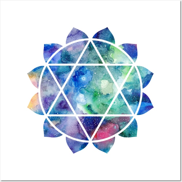 Chakra Anahata Wall Art by MarinaDemidova